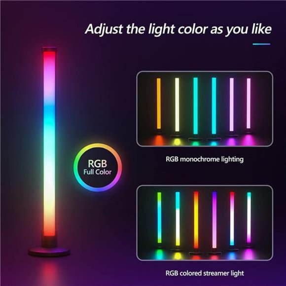 Smart LED Light Bars - RGB Wall Lights Ambiance Lighting  with 8 Scene Modes - Picture 2 of 6
